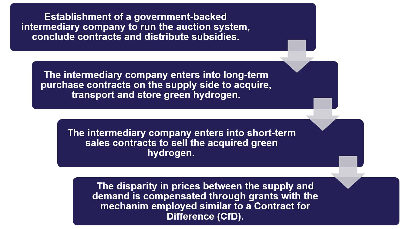 How the auction mechanism might look